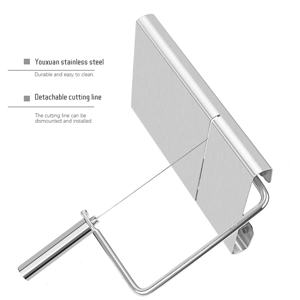 Многофункциональная ломтерезка для сыра из нержавеющей стали домашнего выпуска