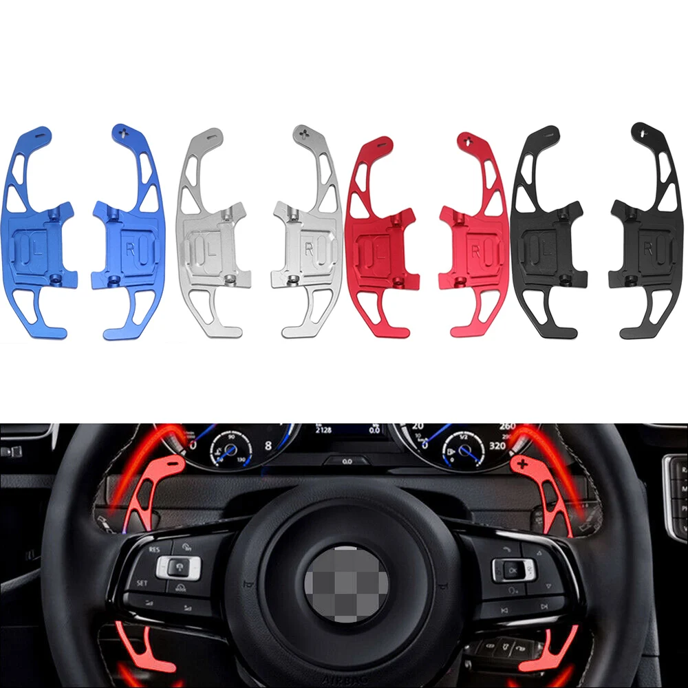 Весло переключения рулевого колеса для VW Golf 7 R GTI Scirocco POLO MK7 2015-2019 Tiguan Rline 2019, автомобильные аксессуары
