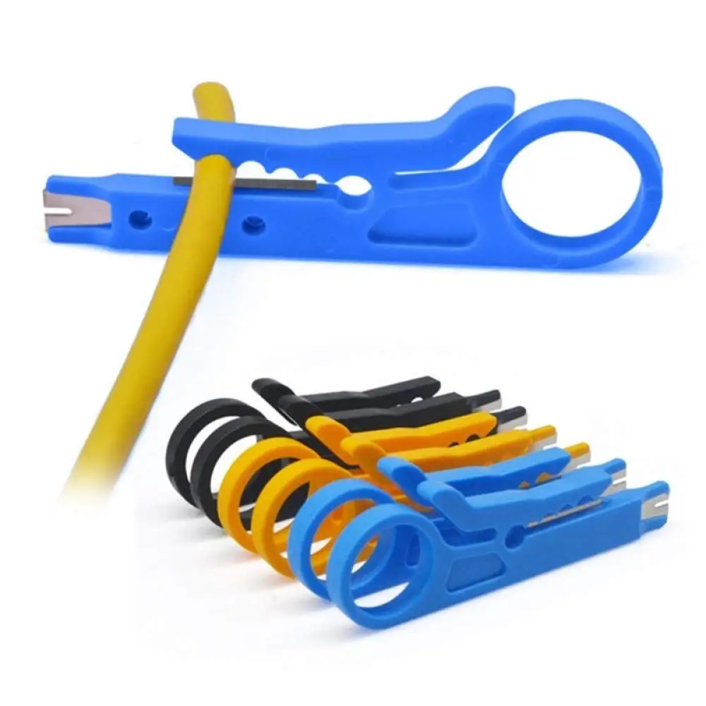 

1pc Cable Stripping Wire Cutter Crimping Tool Multi Stripper Knife Crimper Pliers Mini Portable Decrustation Electrical Straight