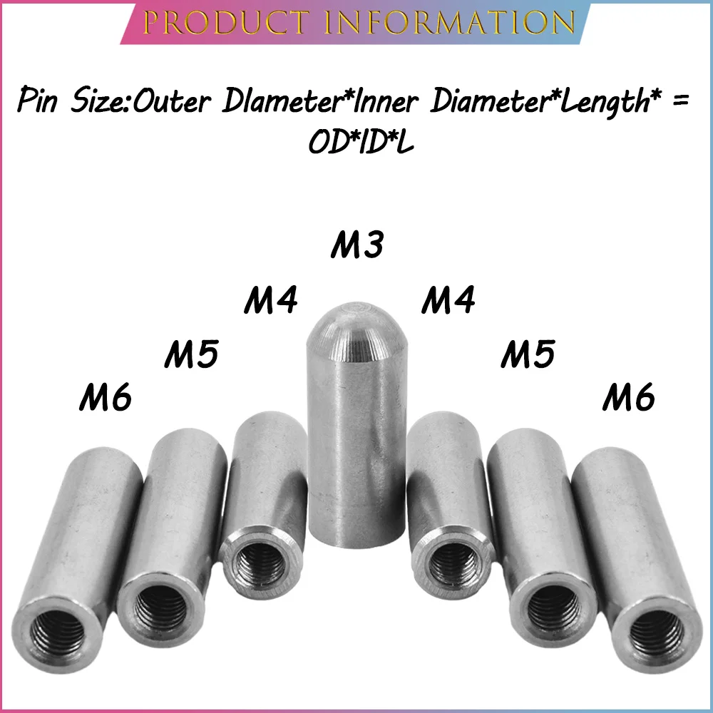 Внутренняя резьба из нержавеющей стали 304 цилиндрическая Шпилька внутреннее