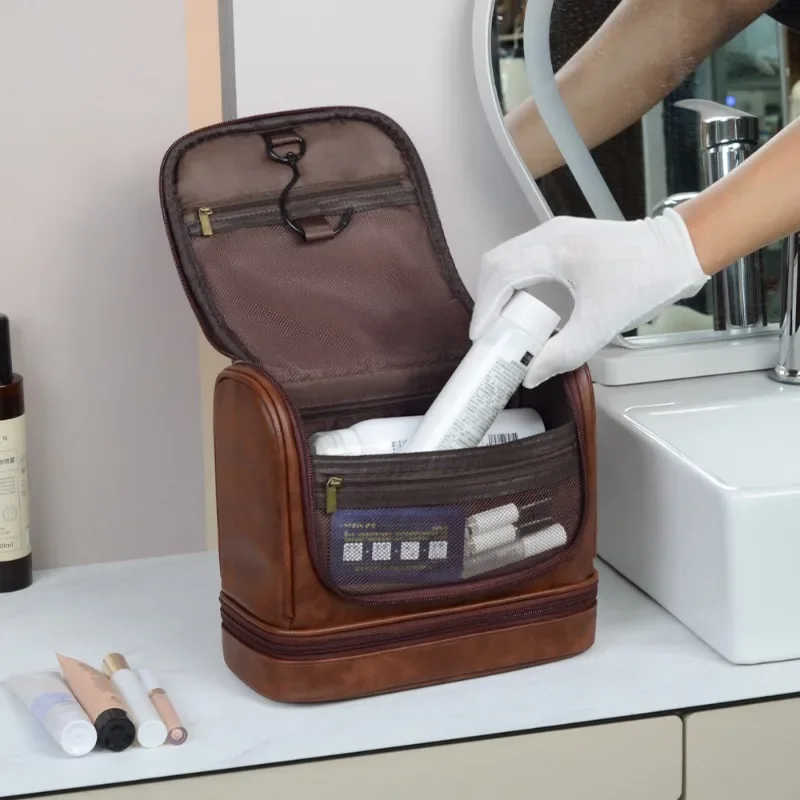 Мужская деловая косметичка большой вместимости многофункциональная