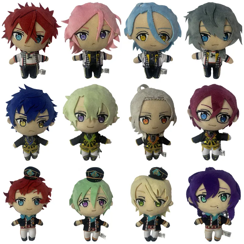 

4pcs/Set Ensemble Stars Plush Doll Sakuma Ritsu Sena Izumi Mika Kagehira Stuffed Dolls Kawaii Sakuma Rei Plushie Kids Xmas Gift