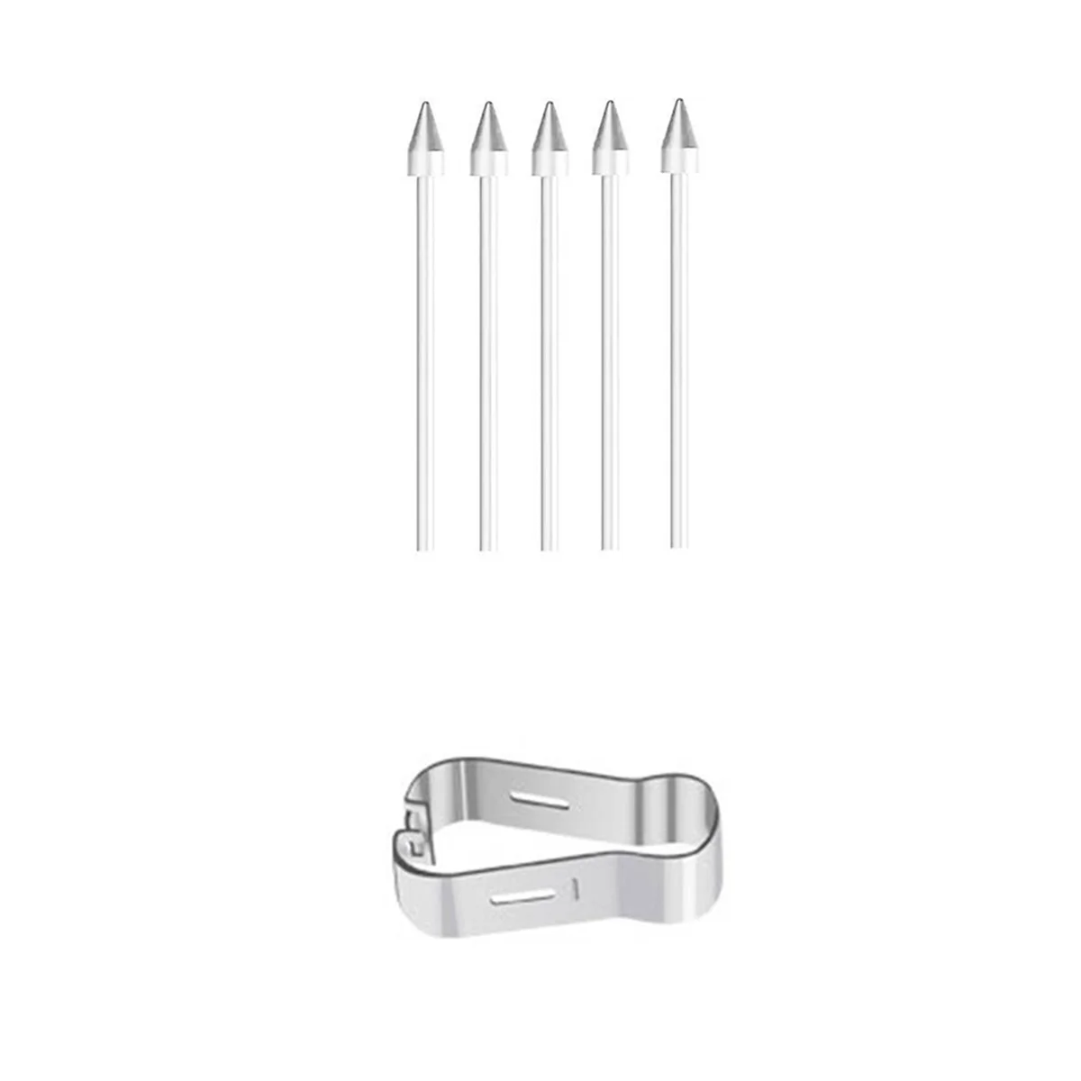 

Многофункциональный мягкий наконечник 5 наконечников 1 зажим для Samsung S6 серия S7 серия N10 N20 белый