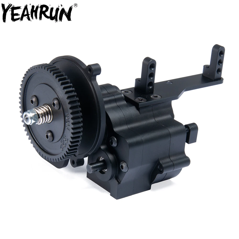 

YEAHRUN Metal 2 Speed Transmission Gearbox & Cover For 1/10 Axial Wraith 90018 90048 90053 RC Crawler Car Upgrade Parts