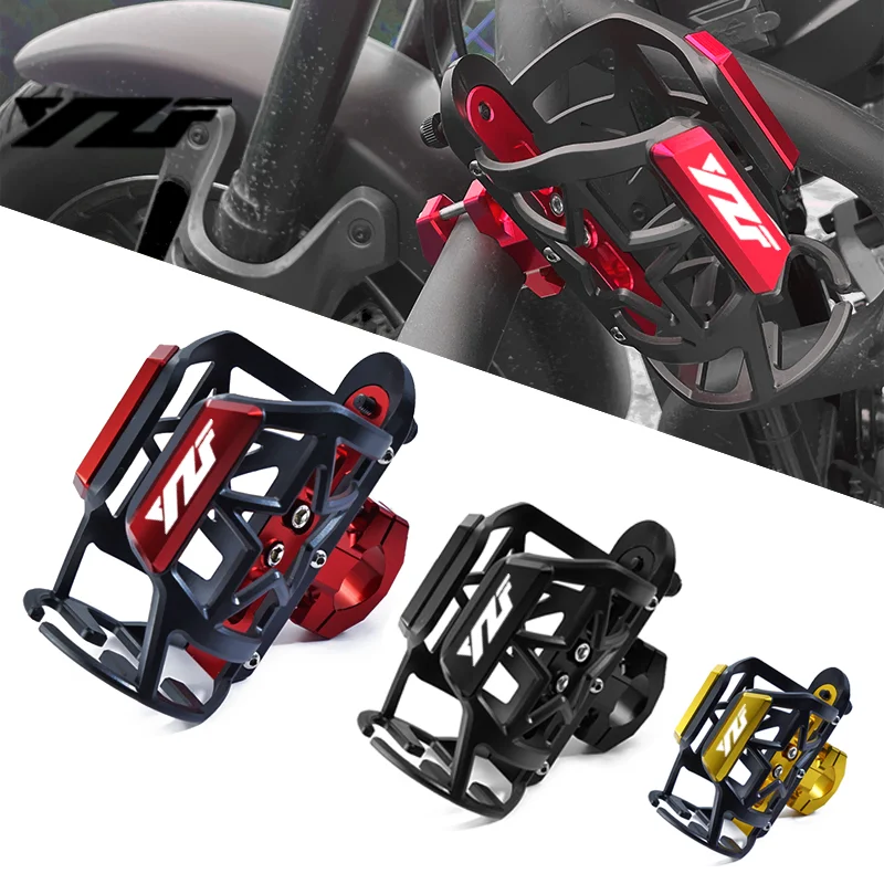 

For Yamaha YZF R3 R25 R6 R1 2013-2019 Motorcycle CNC Beverage Water Bottle Drink Cup Holder Bracket Accessories