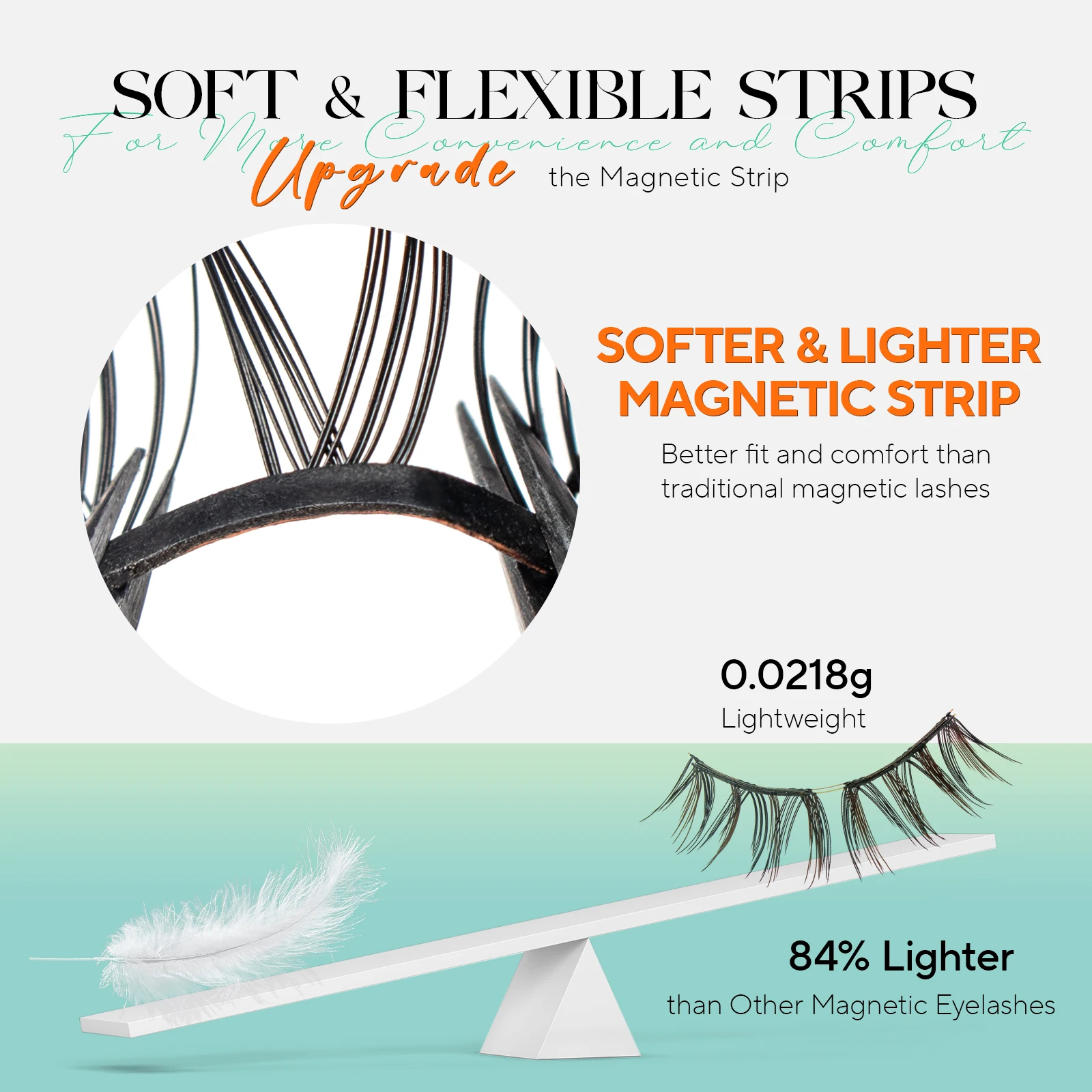 Фото VYRILA Upgrade Magnetic Eyelashes Brown/Black Reusable Soft Magnetic Lash with Applicator Natural Look No Glue Needed Lashes Kit №2