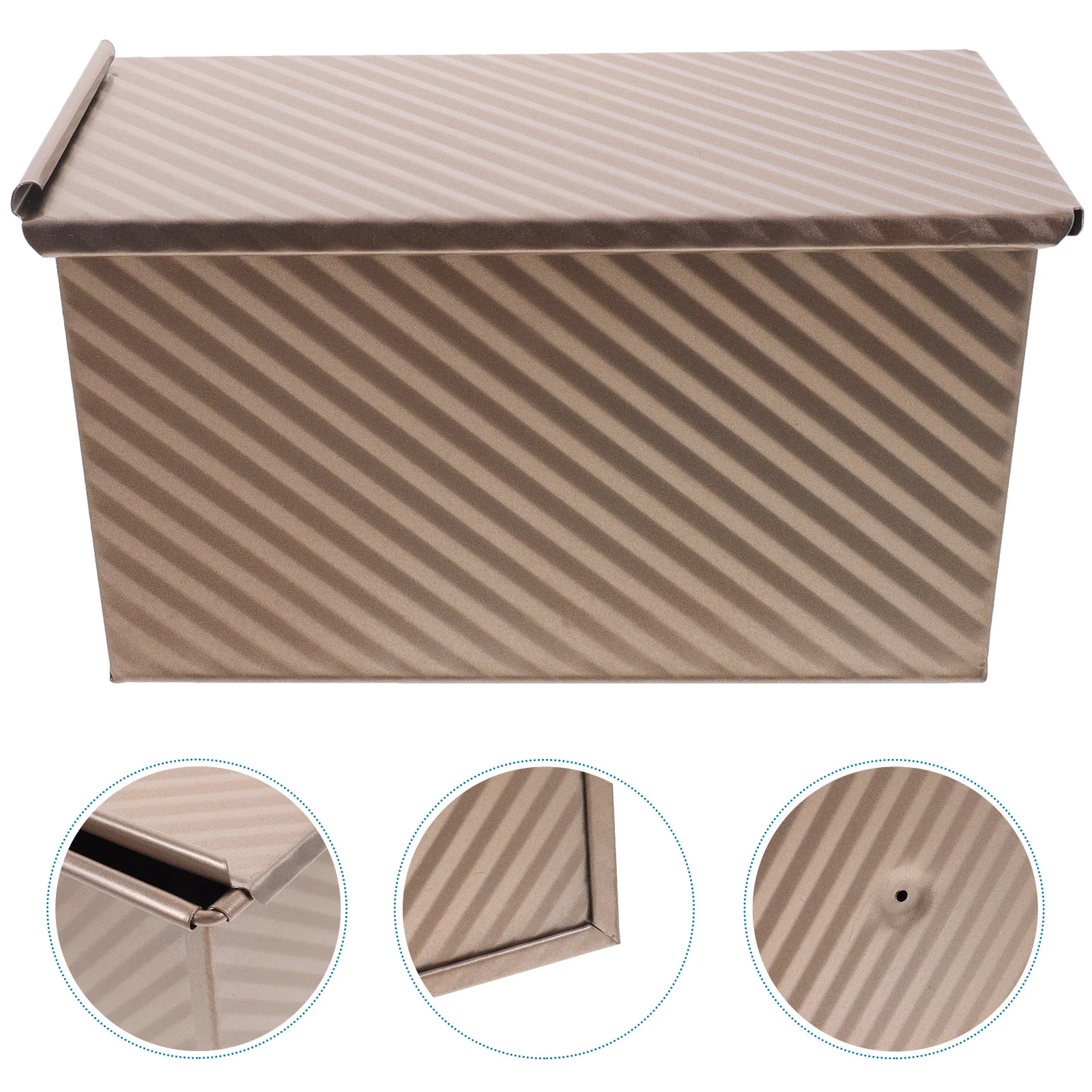 

Loaf Pan with Lid Bread Baking Mould Cake Toast Nonstick Carbon Steel Bread Pan Loaf Pan Bread Mould Kitchen Baking Tools