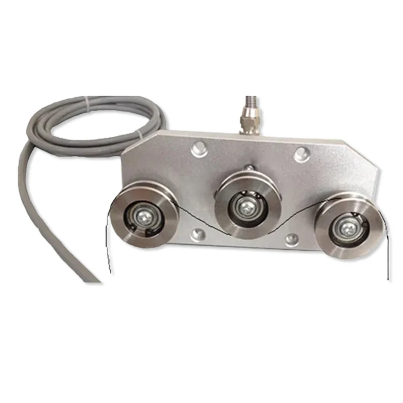 

Three pulley tension sensor tension sensor suitable for textile yarn wire rope steel soft cable tape tension load cell