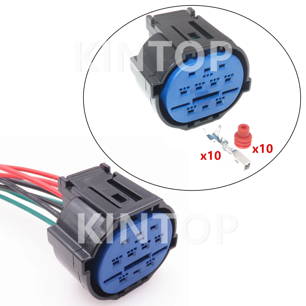 Автомобильная водонепроницаемая розетка, 10 контактов, для Hyundai IX25, KIA K23 Автомобильная водонепроницаемая розетка, 10 контактов, для Hyundai IX25, KIA K23
