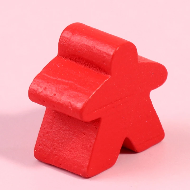 

100 деревянные фигурки 16 мм, Дополнительные биты для настольной игры, пешки, шахматные фигурки, запасные настольные игровые компоненты