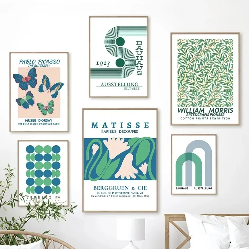 Современные абстрактные настенные художественные постеры и принты Picaso William Morris