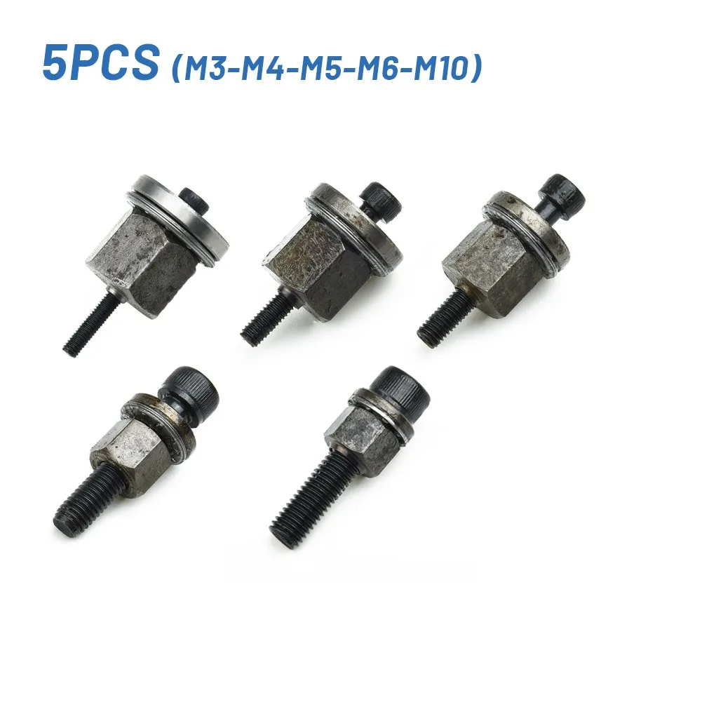 

5PCS Riveter Tool Tip Mandrel Head Hand Rivet Steel Nut Gun M3 M4 M5 M6 M8 M10 Riveting Nut Pole Simple Installation