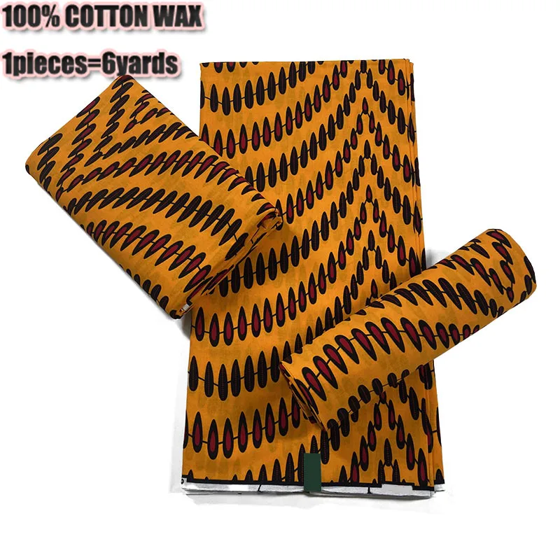 

Ankara Fabric African Real Wax Print Fabric BintaRealWax High Quality 6 Yards 3Yards African Fabric for Party Dress