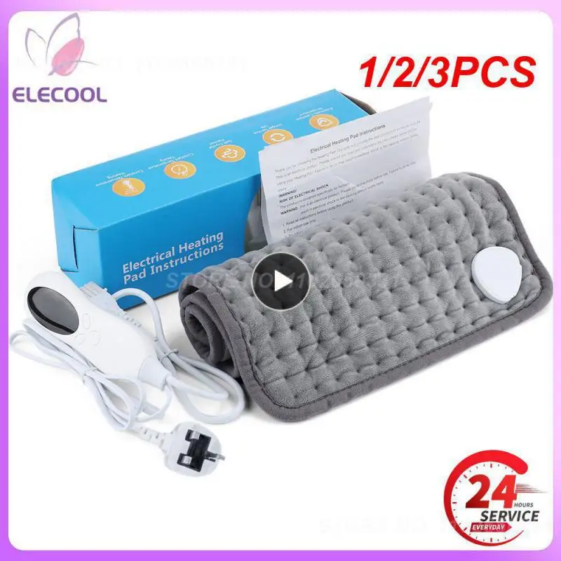

1/2/3PCS 30*59cm Electric Heating Pad Physiotherapy Therapy Blanket Thermal Shoulder Back Pain Relief Eliminate Fatigue Winter