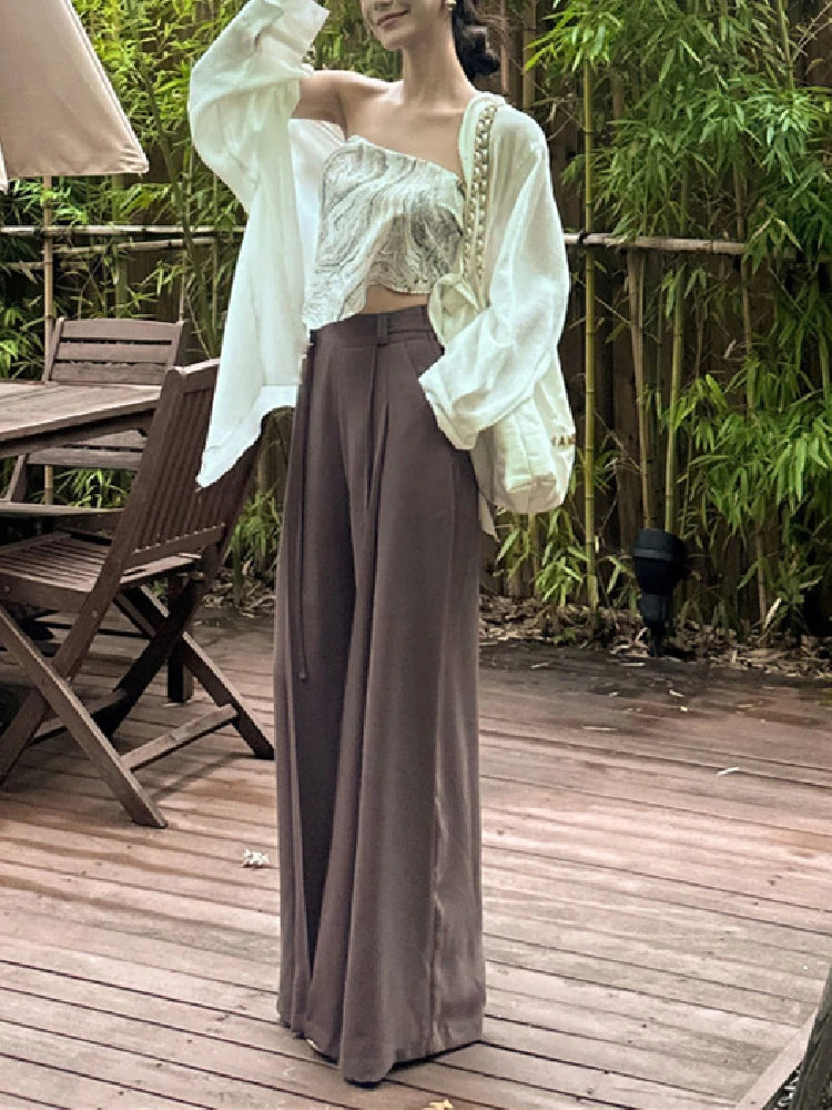 Осенние рубашки с длинным рукавом женские однотонные однобортные в корейском