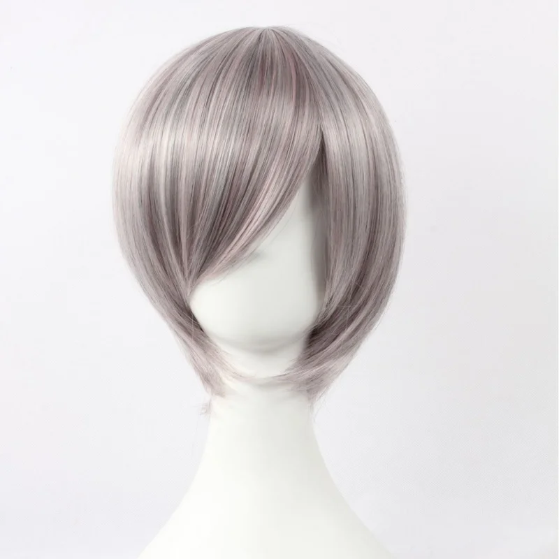 001K Русский Иванблекинский/Смерть Ичимару Джин Аниме Cos Парик Косплей