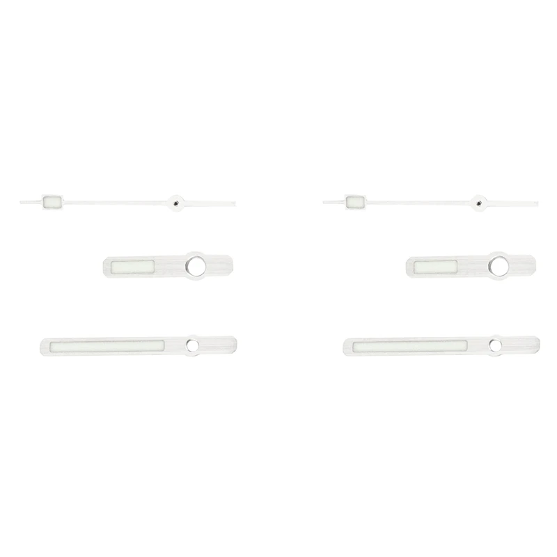 

2X 62MAS Solid Watch Hands Fit NH35 NH36 ETA2824 2836 ST2130 Movement Japan C3 Super Green Lume Three-Dimensional