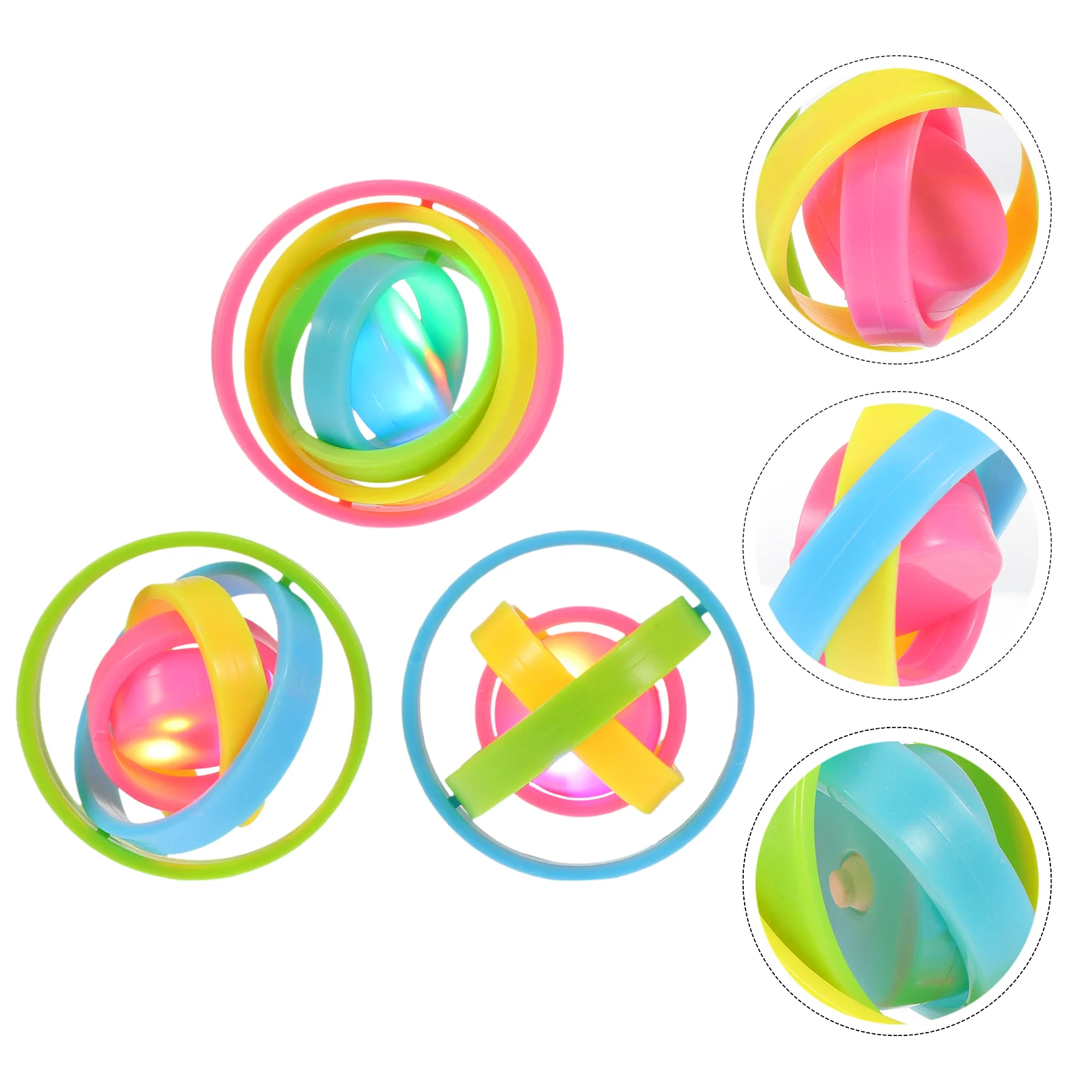 3 шт. инерционный гироскоп игрушки для декомпрессии детские на кончиках пальцев