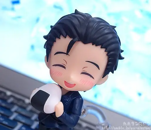 Юрий! На ICE Katsuki Yuri 762 Q ver. Аниме экшн-фигурки из ПВХ коллекционные игрушки 10 см -