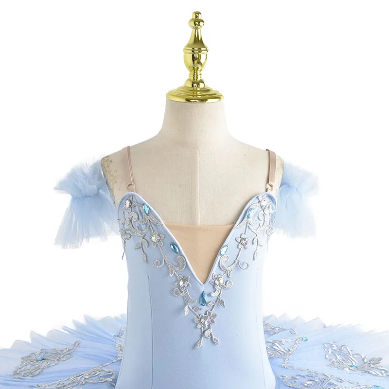 Профессиональная балетная пачка для девочек розовая синяя балерина