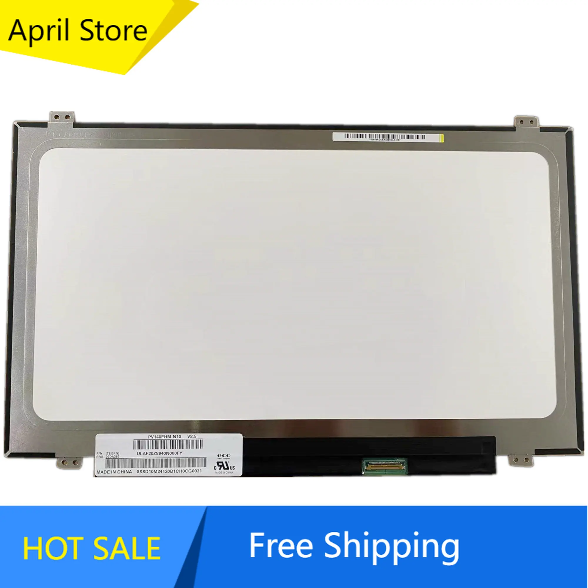 

Светодиодная панель для ЖК-экрана ноутбука PV140FHM-N10 V8.5 14,0 '', 1920 × 1080 EDP, 30 контактов