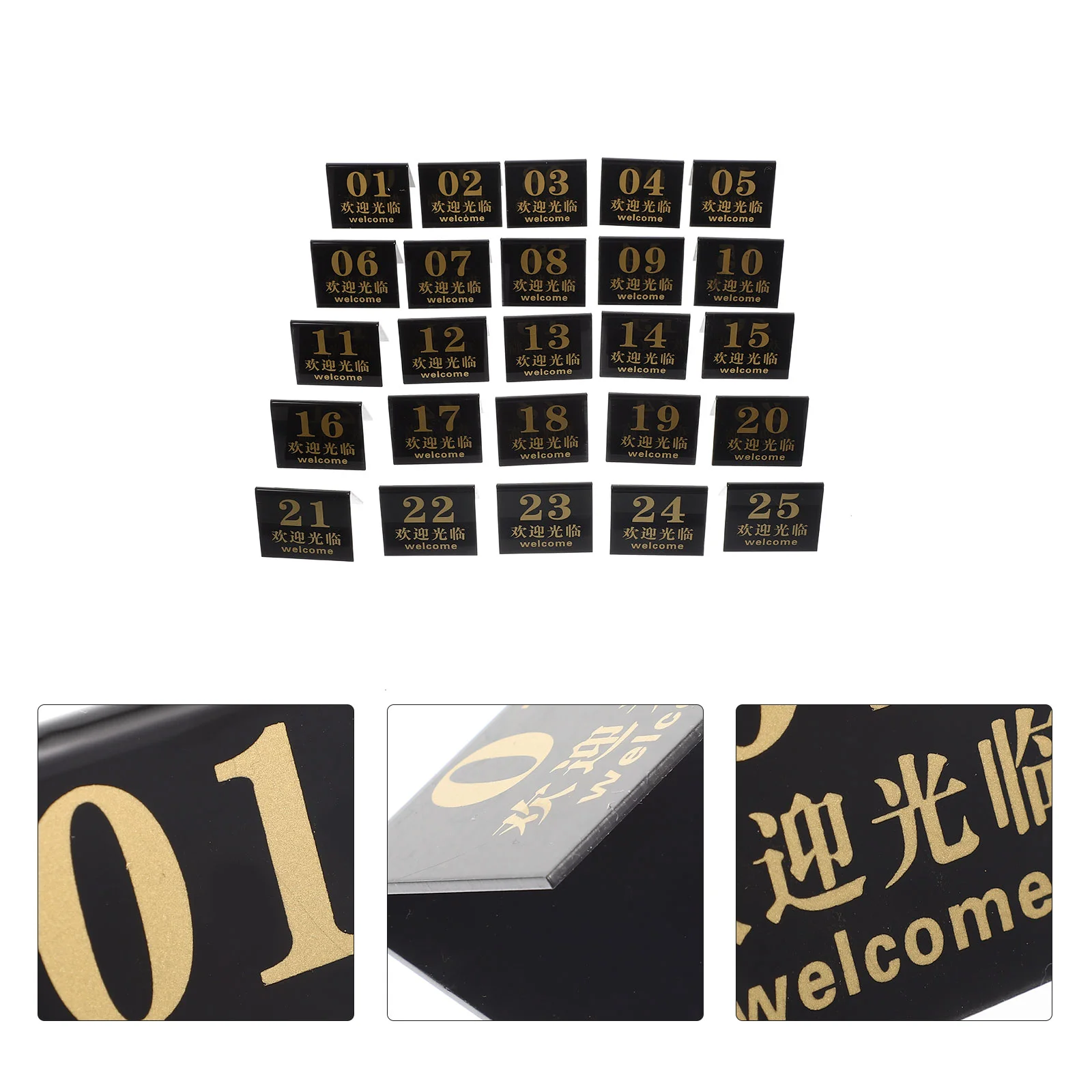 

25PCS For Wedding For Wedding Reception Table Numbers For Wedding Wedding Signs