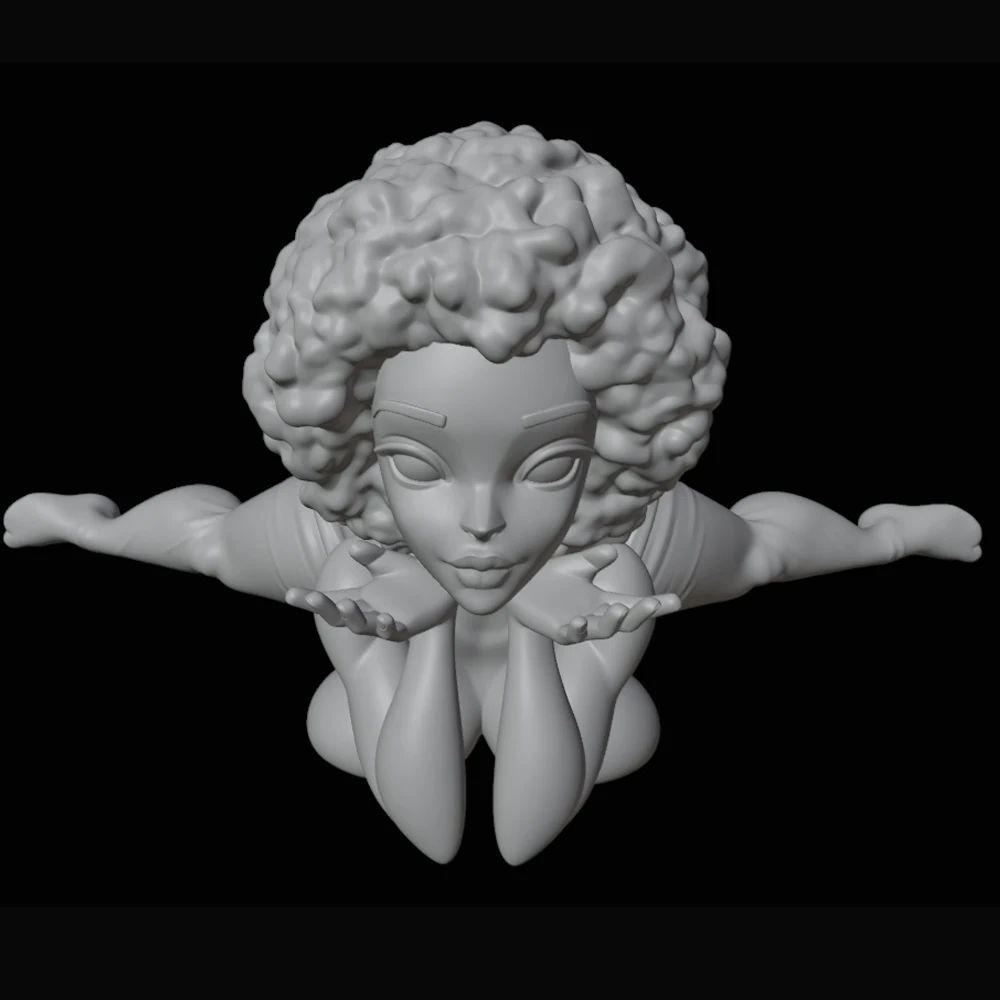 Модель 3d печати 1/24 набор для красоты йоги разрезы красота NSFW аниме сборки фигурки