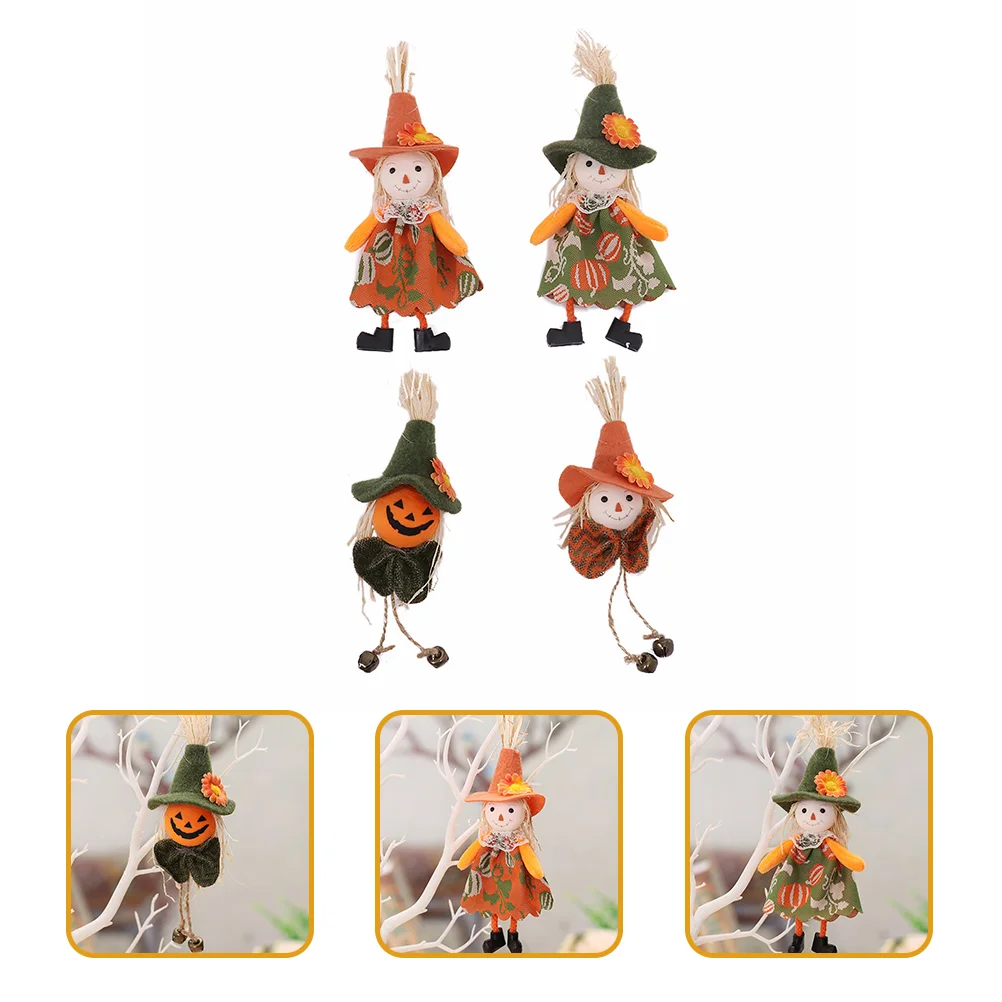 

Doll Scarecrow Party Ornament Hanging Decoration Plush Stuffed Statue Pumpkin Tree Holiday Figure Table Decortion Favors Gifts