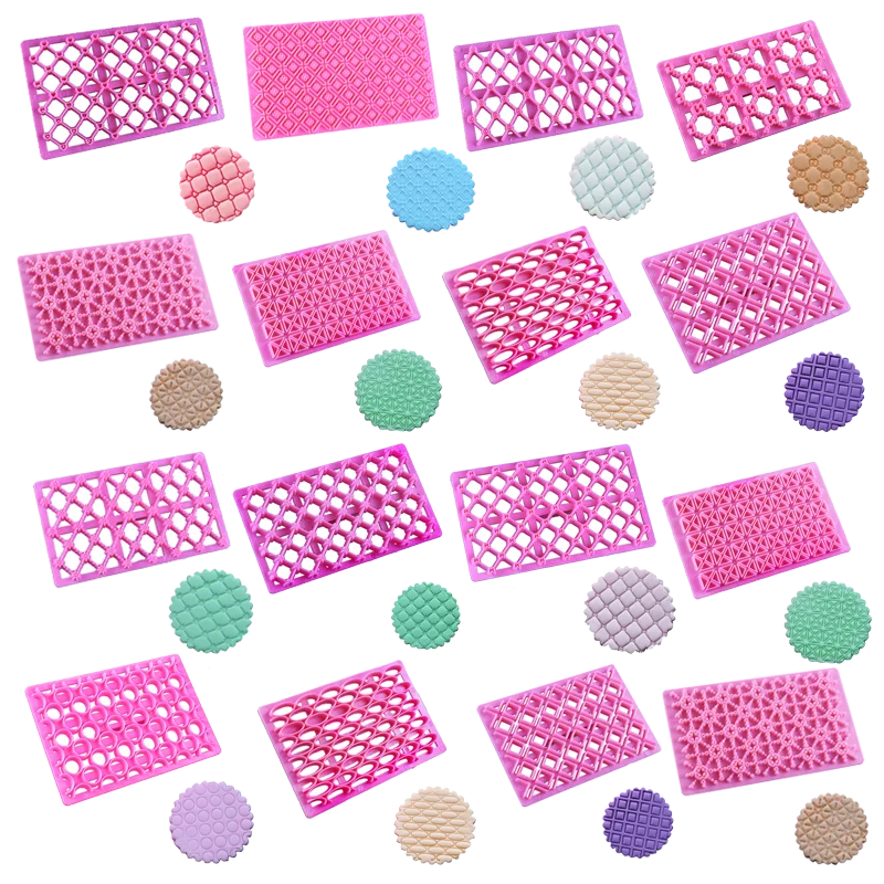 Форма пластиковая для выпечки торта шоколада помадки печенья украшение тиснения