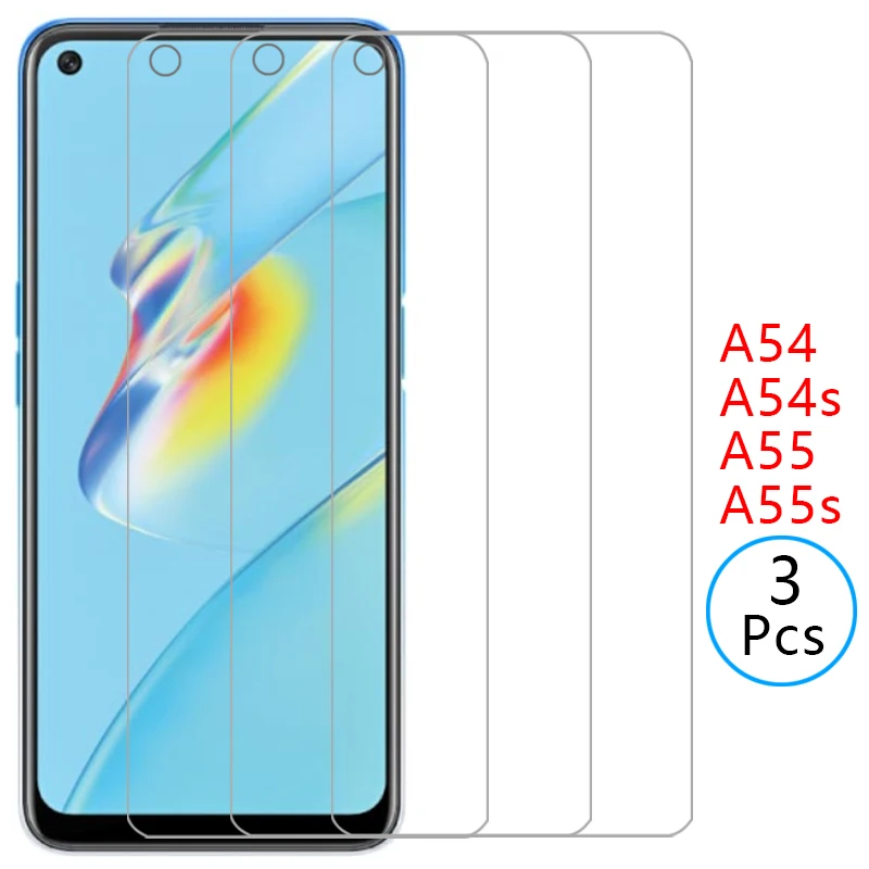 Защитное закаленное стекло для oppo a54 a54s a55 a55s 5g, защита экрана на oppoa54 oppoa55 a 54 55 s 54s 55 s 54a 55a, пленка opo