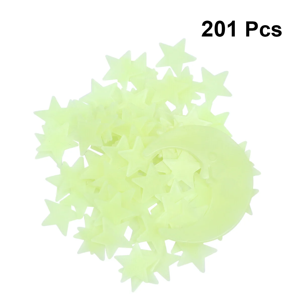 

Glow in The Dark Stars Stickers for Ceiling Decor, Luminous Star Moon Sticker Glowing Wall Decor for Room Wall Party Decor (