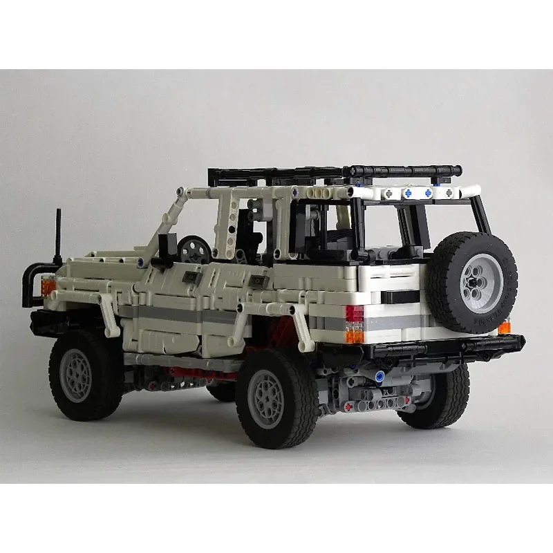 Фото MOC-47249 Электрический радиоуправляемый Land Cruiser 76, суперкар в сборе, строительный блок, модель 2113, детали строительного блока, детская игрушка в подарок №3