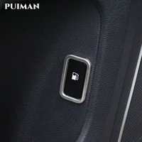 stainless steel stickers car styling fuel tank switch frame protection decorations for gwm haval hover h9 2015 2022 accessories