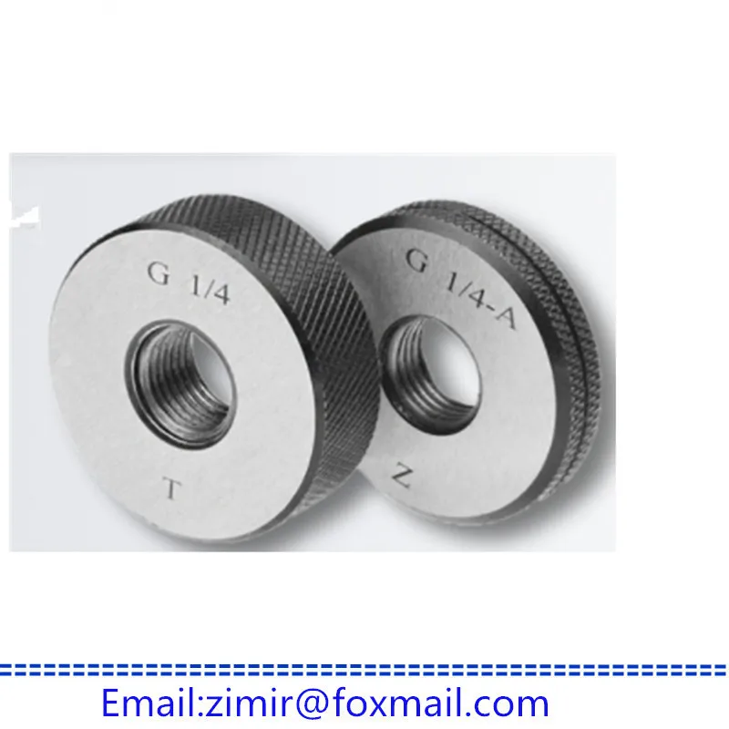 

G прямая трубка резьбовой калибр-кольцо G1/16,G1/8,G1/4,G3/8,G1/2,G5/8,G3/4,G7/8,G1 ", инструмент для измерения яркости G2