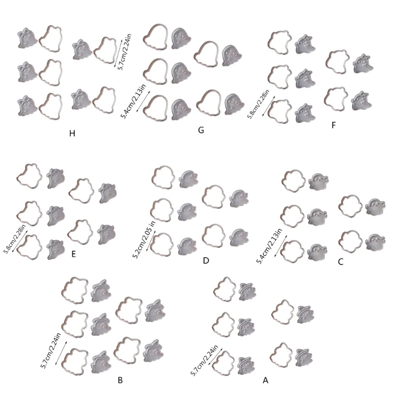 5 упаковок формы для печенья аксессуары выпечки в форме дьявола принадлежности