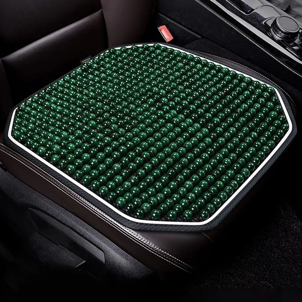 

Seat Cushion Non-Slip Washable Cooling Car Wooden Bead Seat Cover Cushion Car Seat Cushion for Car