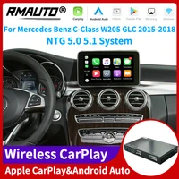 rmauto wireless apple carplay ntg 5 0 5 1 for mercedes benz c class w205 glc 2015 2018 android auto mirror link airplay car play