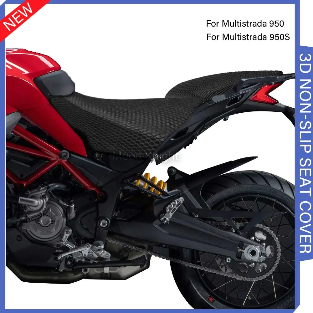 

3D Breathable Seat Cover For DUCATI Multistrada 950 S 950S Multistrada950 MTS950 MTS 950 Motorcycle Anti-Slip Cushion Seat Cover