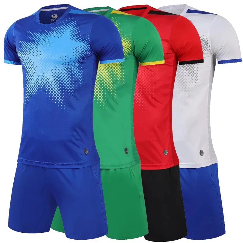 Фото Новые футбольные комплекты Maillot для мужчин и женщин, наборы футбольной формы для мальчиков и девочек, спортивные костюмы, комплекты футбольной одежды №1