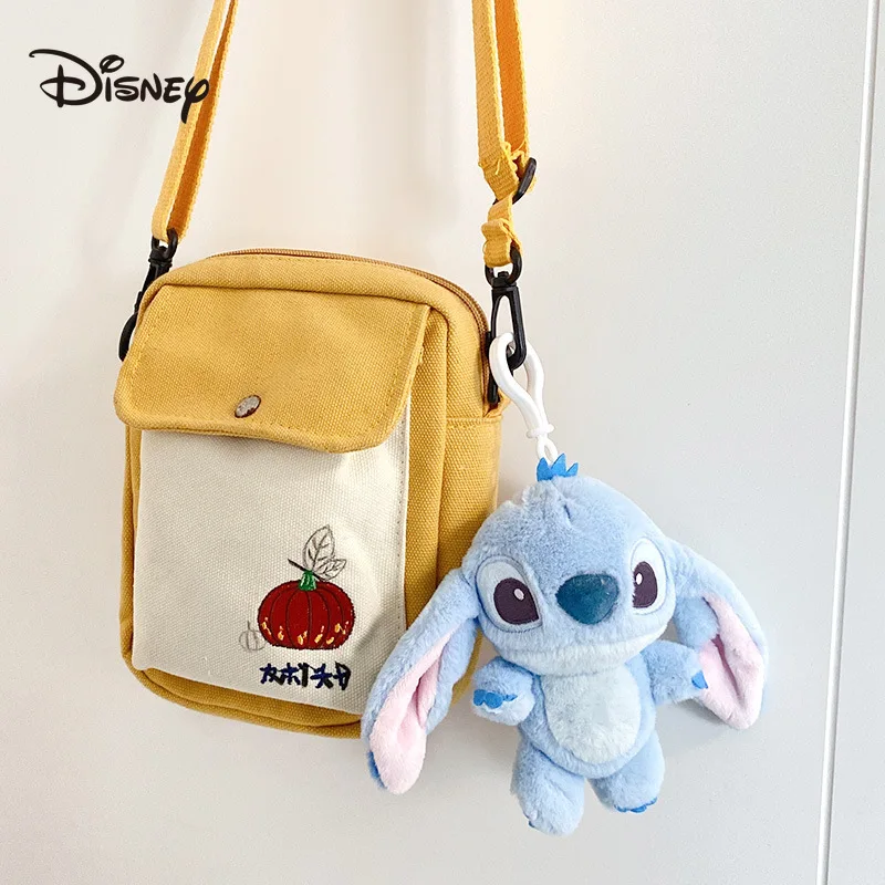 

Disney Plush Stitching Machine Key Chain Female Cute Doll Couple Trend Schoolbag Pendant Boy Gift and Decorations