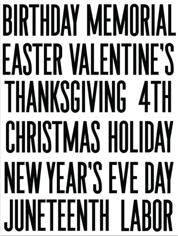 

Birthday Letters Stamps Diy Scrapbooking Card Stencil Paper Cards Handmade Album Stamp Sheets Decoration 2022