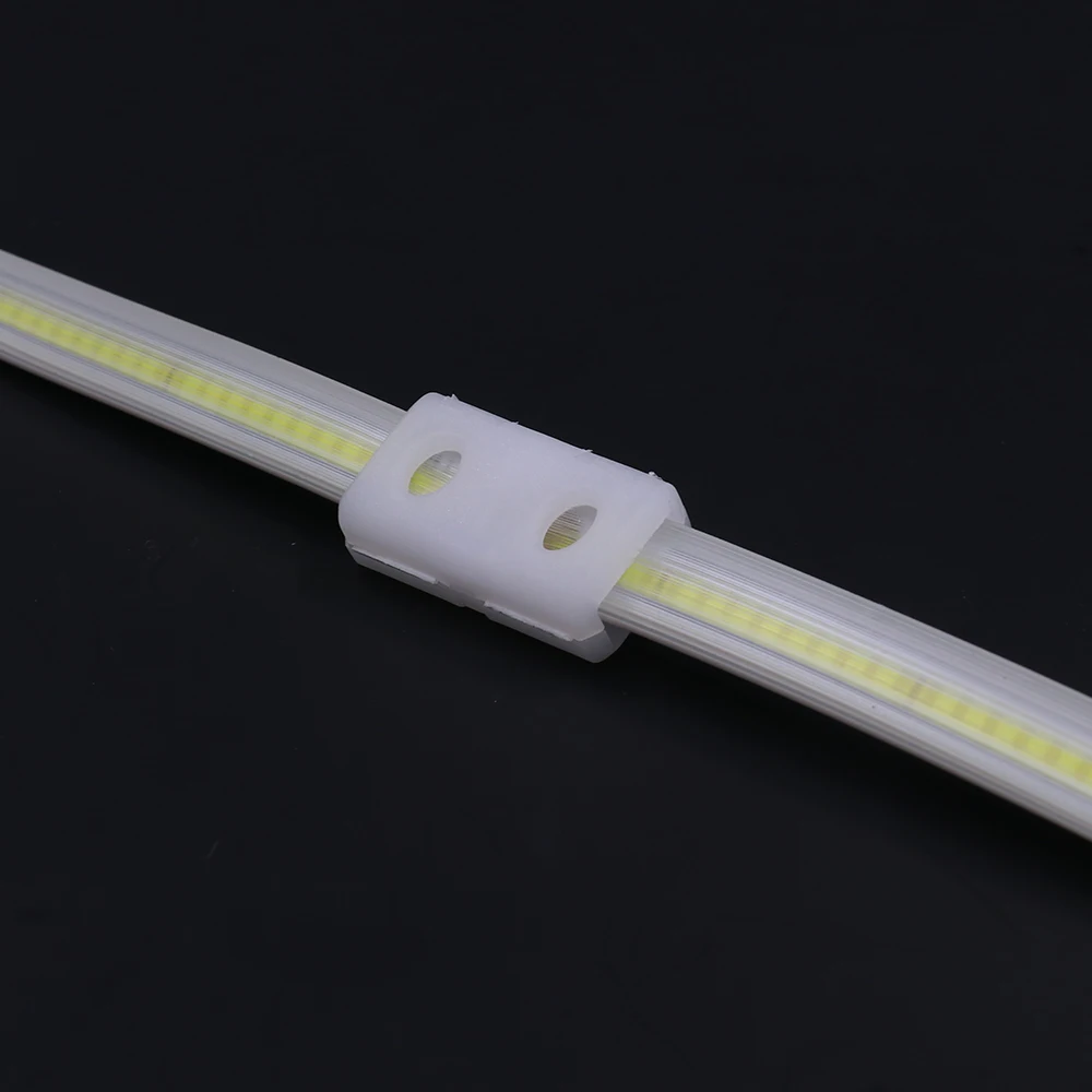 1/5/10Pcs 2 Pin Connector Strip to for 288LEDs 360LEDs AC 110V 220V COB Light I Shape LED Tape Lights Fixed Clamps - купить по