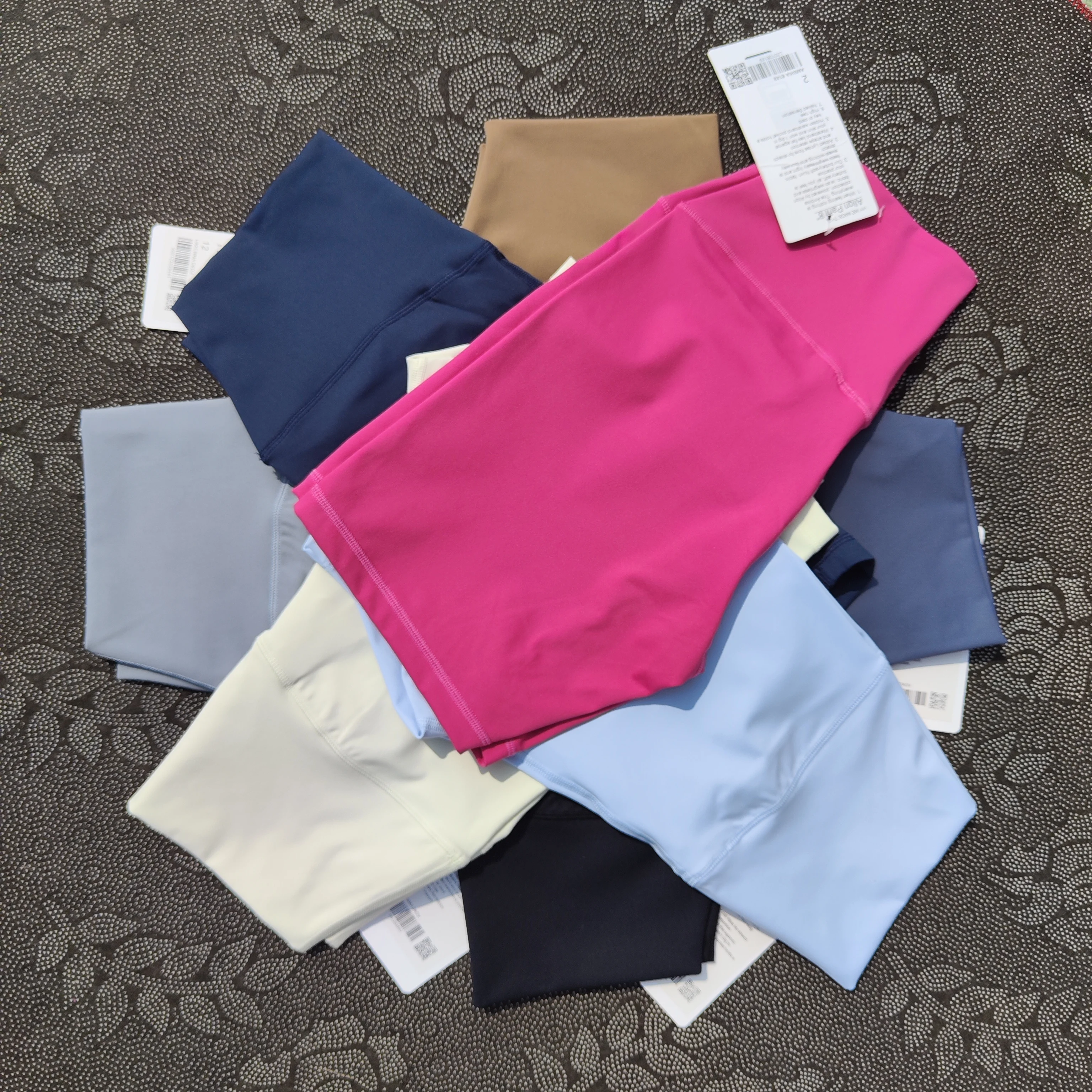 Luluwomen's Shorts Gym Leggings Outdoor Jogging Yoga Cycling Shorts 4