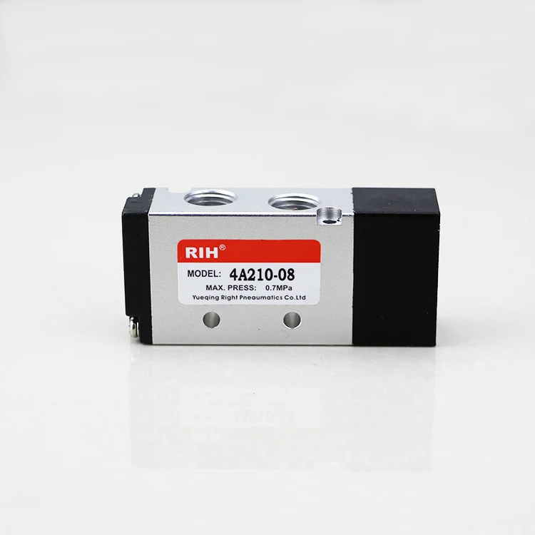 

2PCS-Pneumatic 5 Way Double Head 4A Series Air Control Solenoid Valve