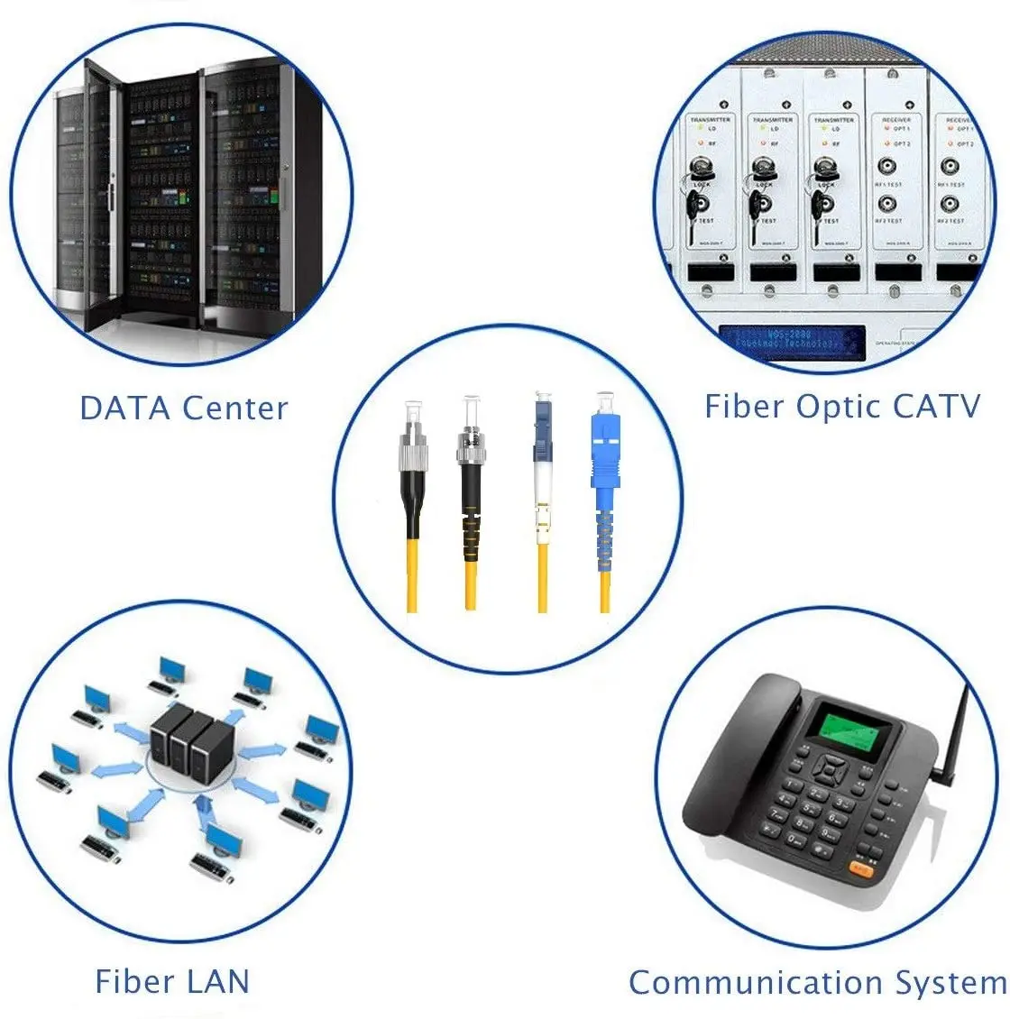 LC LC Singlemode Fiber Optic Patch Cable LC UPC SM 2.0 or 3.0mm 9/125um FTTH Fiber Patch Cord Optical Fiber Jumper 3m 10m 30m
