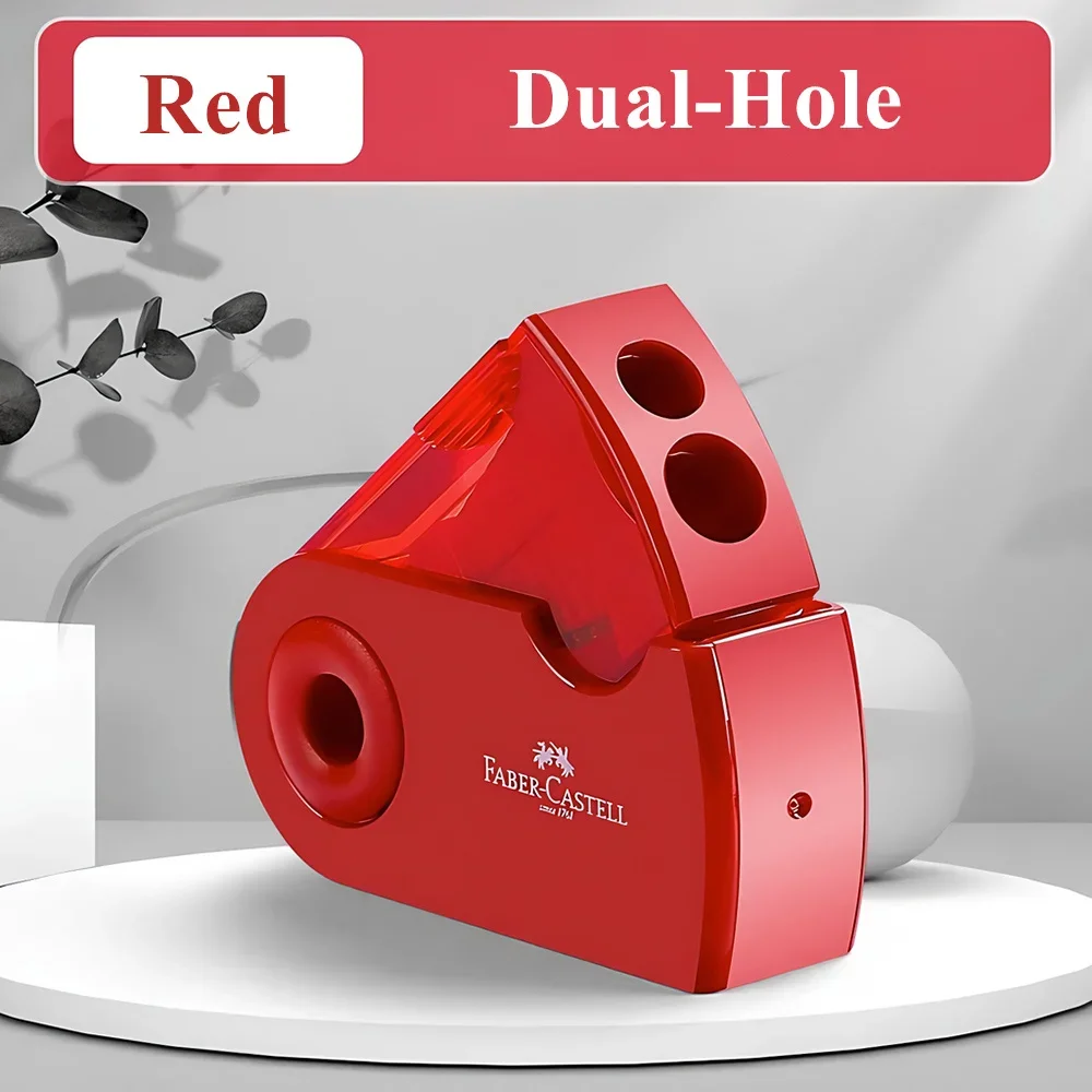 

Точилка для карандашей компактная двухсторонняя черная