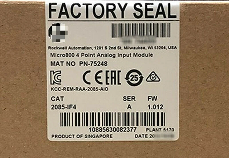 2085IF4 Новый 2085-IF4 Micro800 4-точечный аналоговый входной модуль
