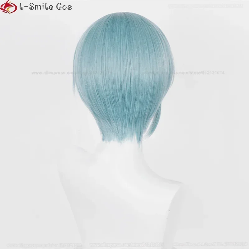 Высокое качество аниме Blue Lock Hiori Yo косплей парик 28 см светло-голубой йо