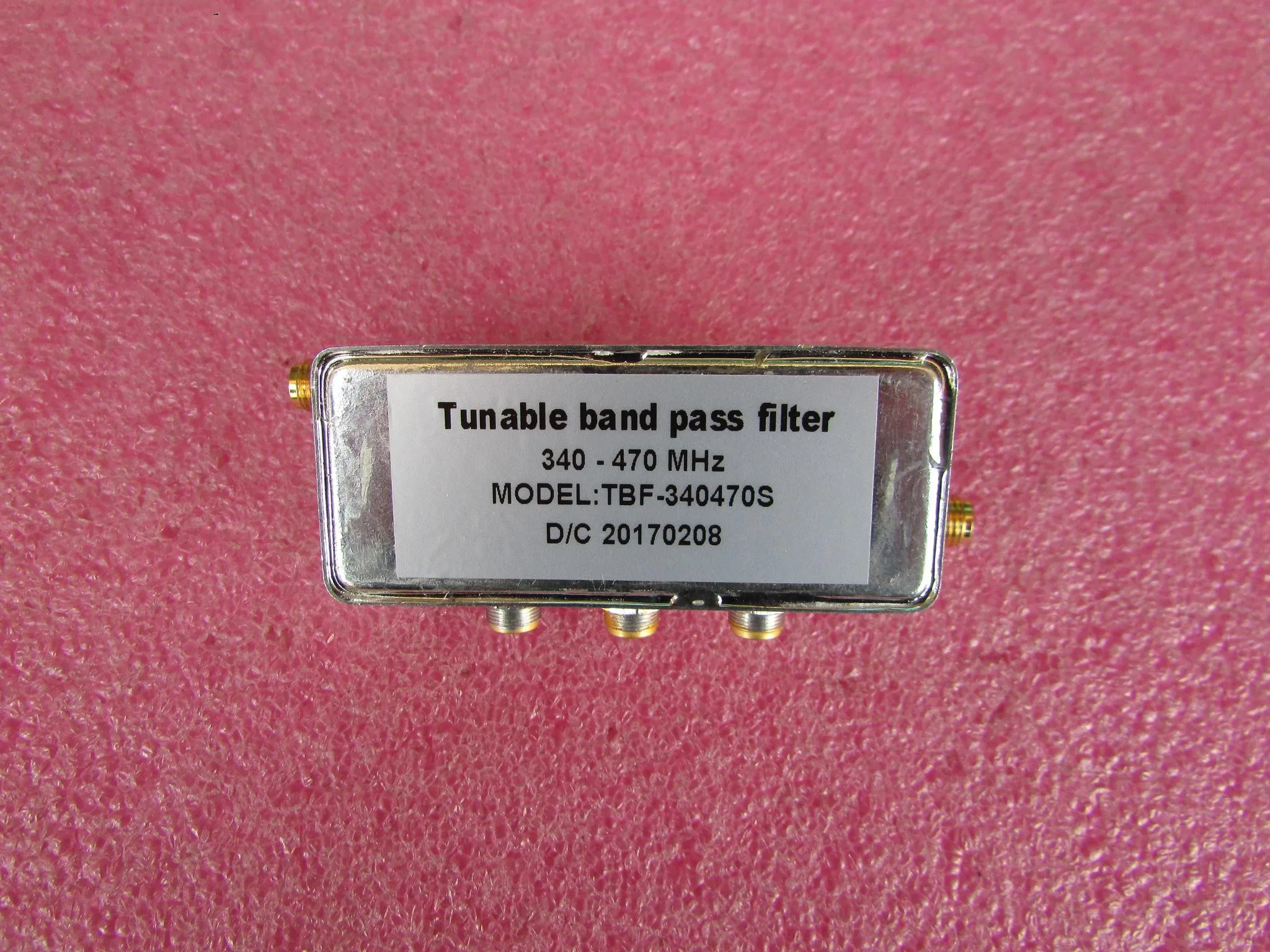 

Регулируемый световой фильтр с полосой пропускания TBF-340470S 340-470 МГц