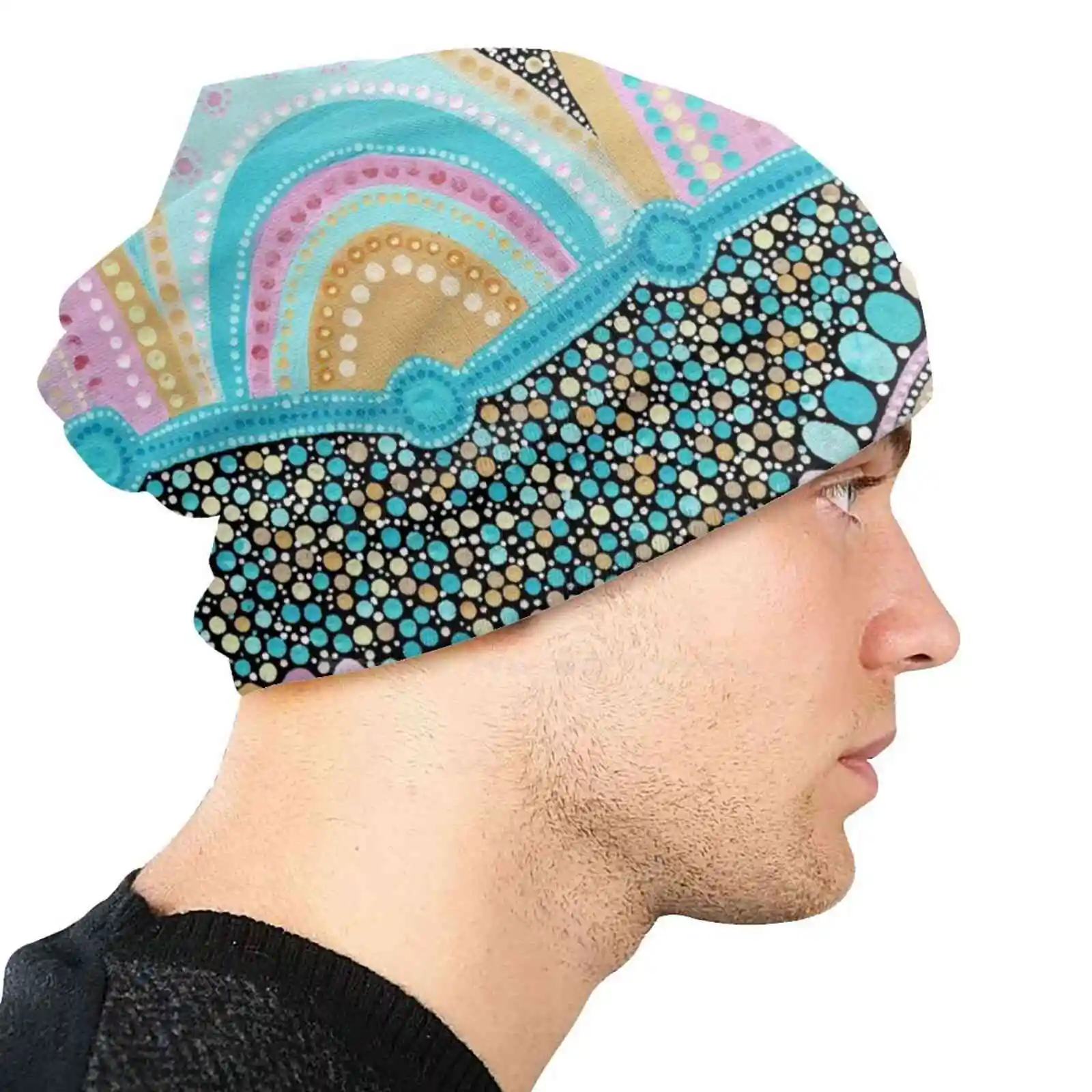 Шляпа от солнца Moreton С закатом шляпа рыбака Панама шапки искусство аборигенов